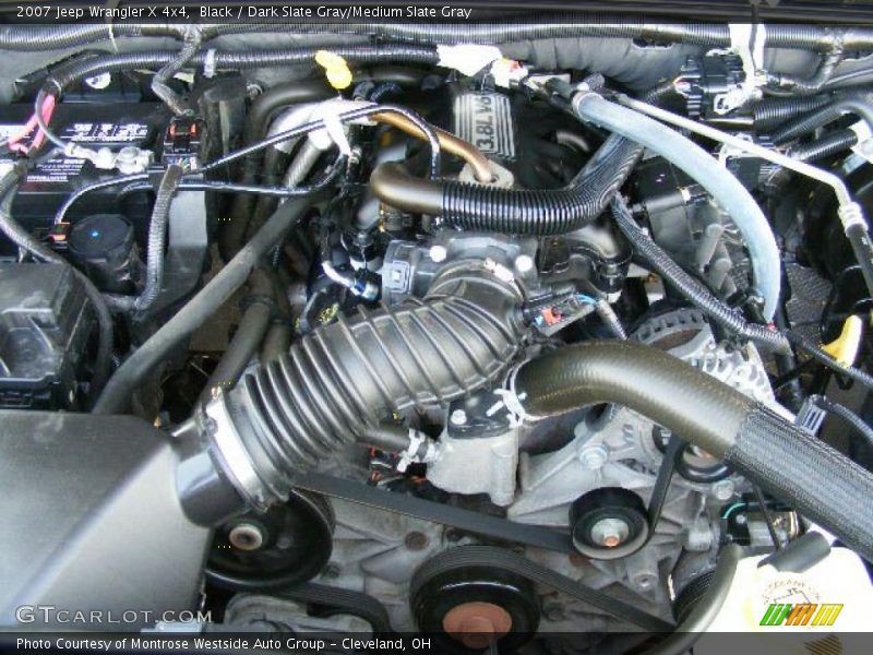 Black / Dark Slate Gray/Medium Slate Gray 2007 Jeep Wrangler X 4x4