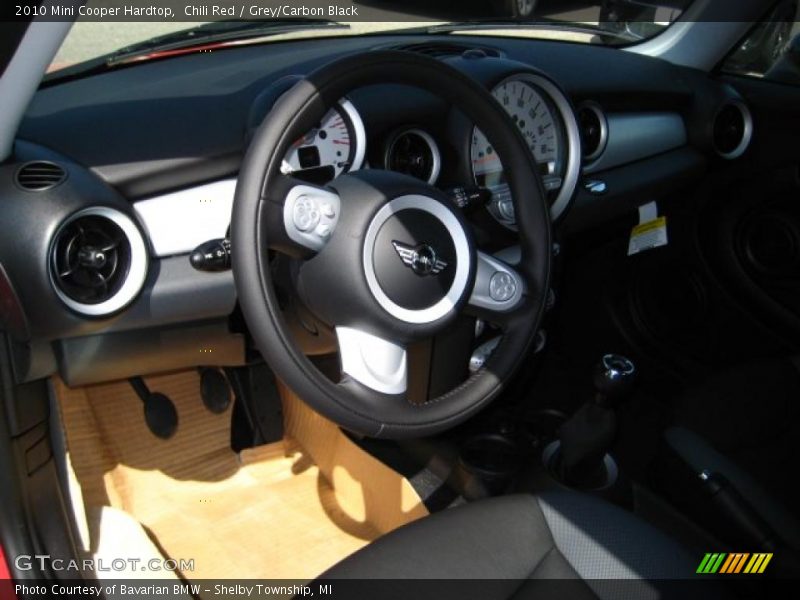 Chili Red / Grey/Carbon Black 2010 Mini Cooper Hardtop