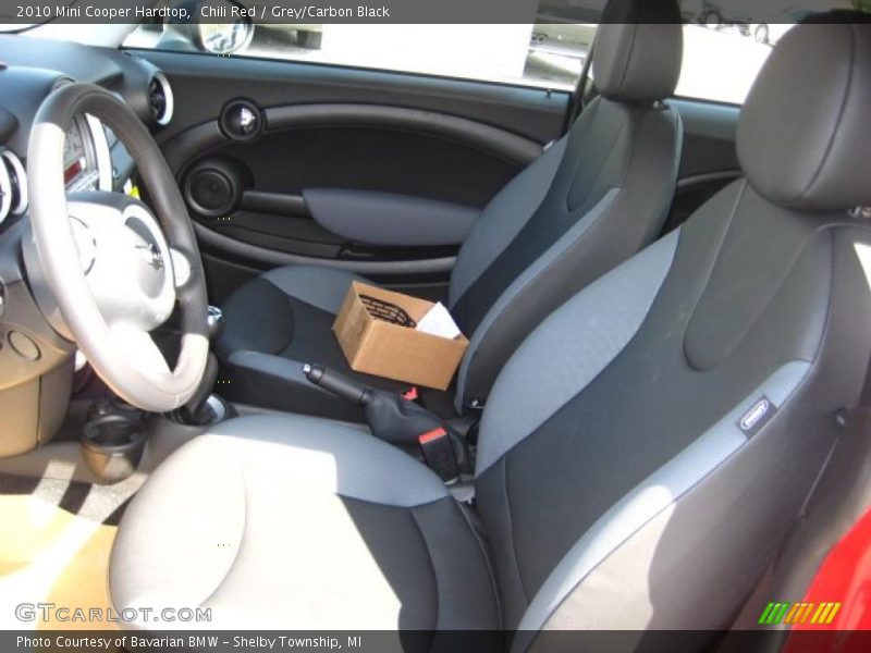 Chili Red / Grey/Carbon Black 2010 Mini Cooper Hardtop