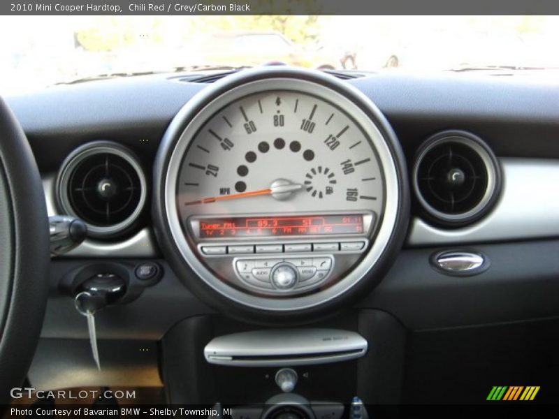 Chili Red / Grey/Carbon Black 2010 Mini Cooper Hardtop