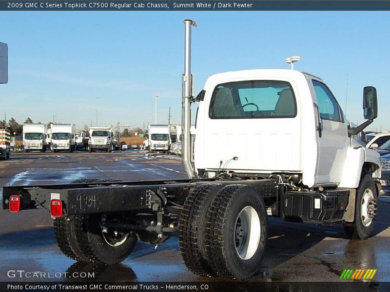 Summit White / Dark Pewter 2009 GMC C Series Topkick C7500 Regular Cab Chassis