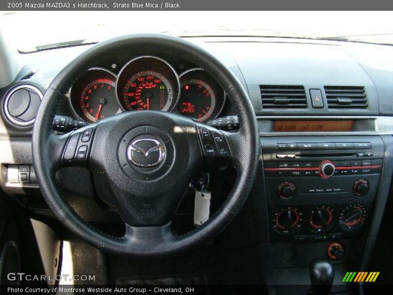 Strato Blue Mica / Black 2005 Mazda MAZDA3 s Hatchback