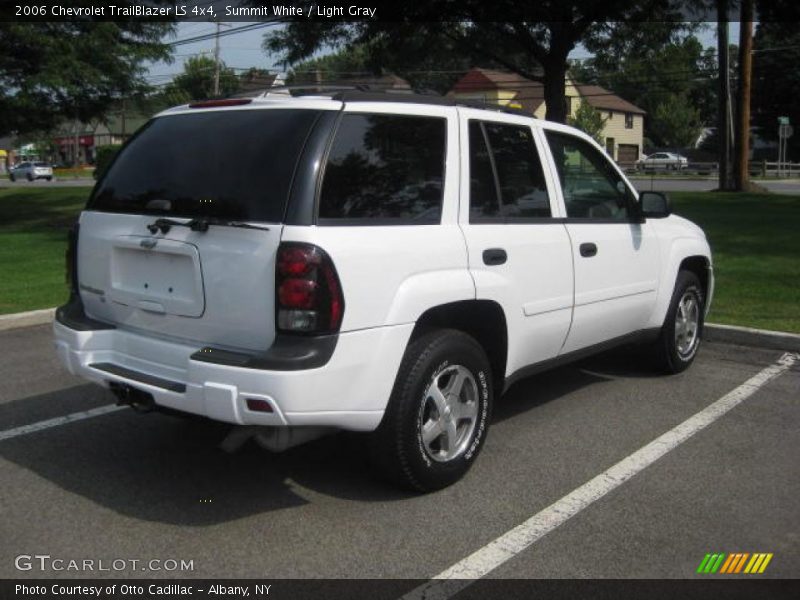 Summit White / Light Gray 2006 Chevrolet TrailBlazer LS 4x4