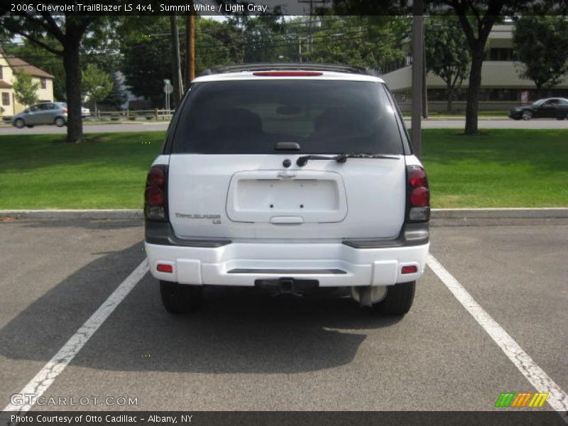 Summit White / Light Gray 2006 Chevrolet TrailBlazer LS 4x4