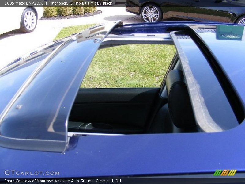 Strato Blue Mica / Black 2005 Mazda MAZDA3 s Hatchback