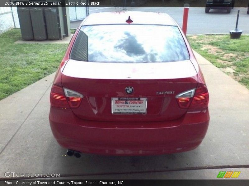 Electric Red / Black 2006 BMW 3 Series 325i Sedan