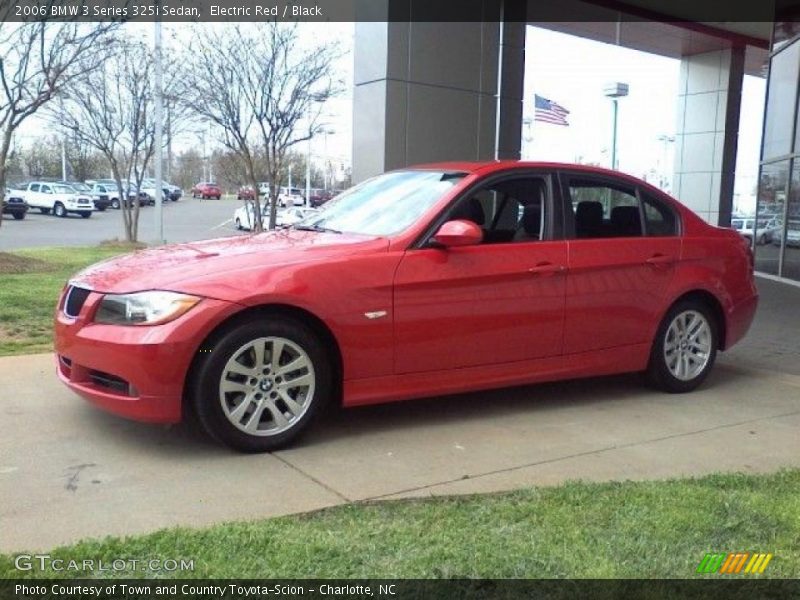 Electric Red / Black 2006 BMW 3 Series 325i Sedan