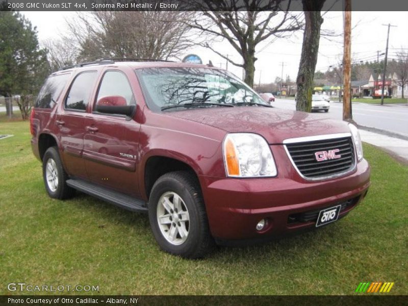 Sonoma Red Metallic / Ebony 2008 GMC Yukon SLT 4x4