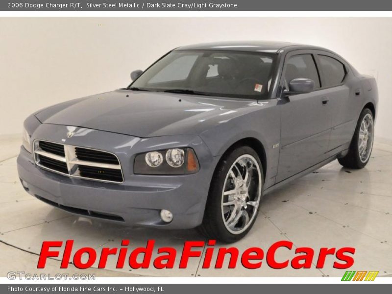 Silver Steel Metallic / Dark Slate Gray/Light Graystone 2006 Dodge Charger R/T