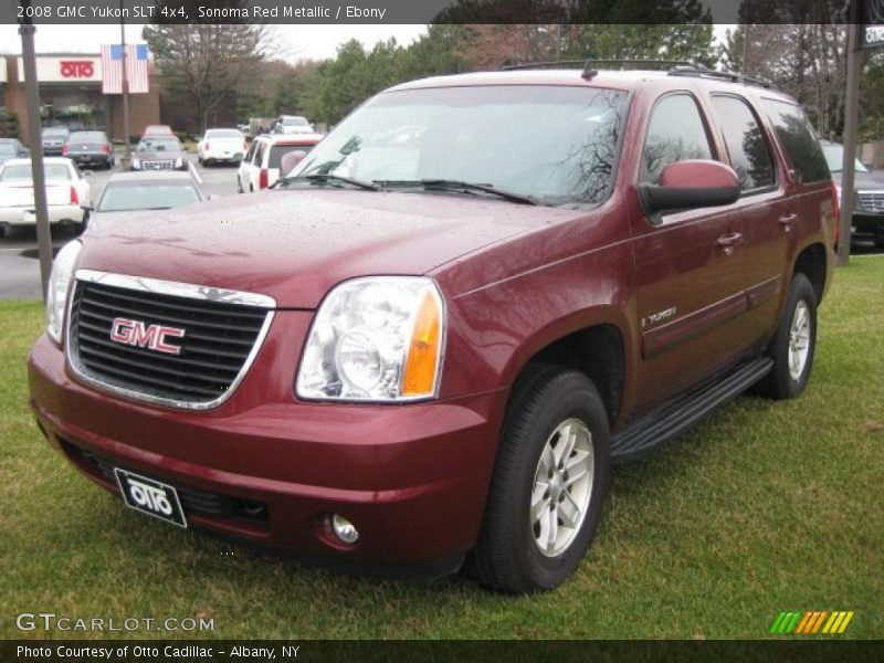 Sonoma Red Metallic / Ebony 2008 GMC Yukon SLT 4x4