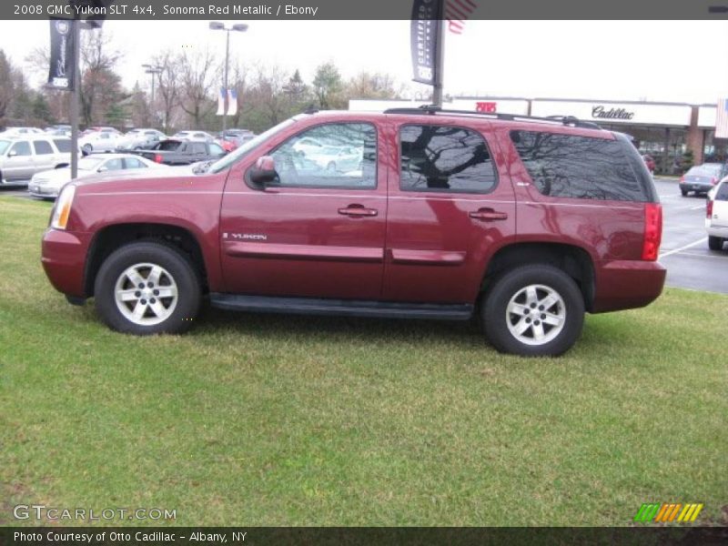 Sonoma Red Metallic / Ebony 2008 GMC Yukon SLT 4x4