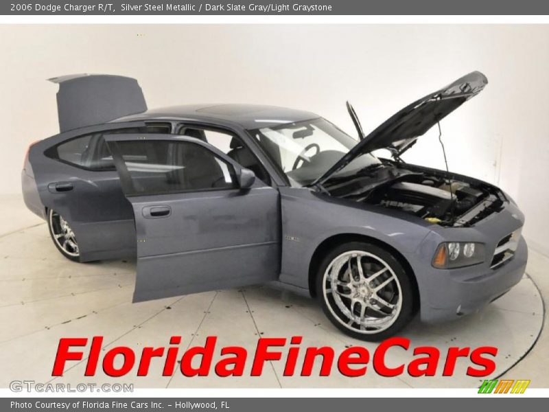 Silver Steel Metallic / Dark Slate Gray/Light Graystone 2006 Dodge Charger R/T