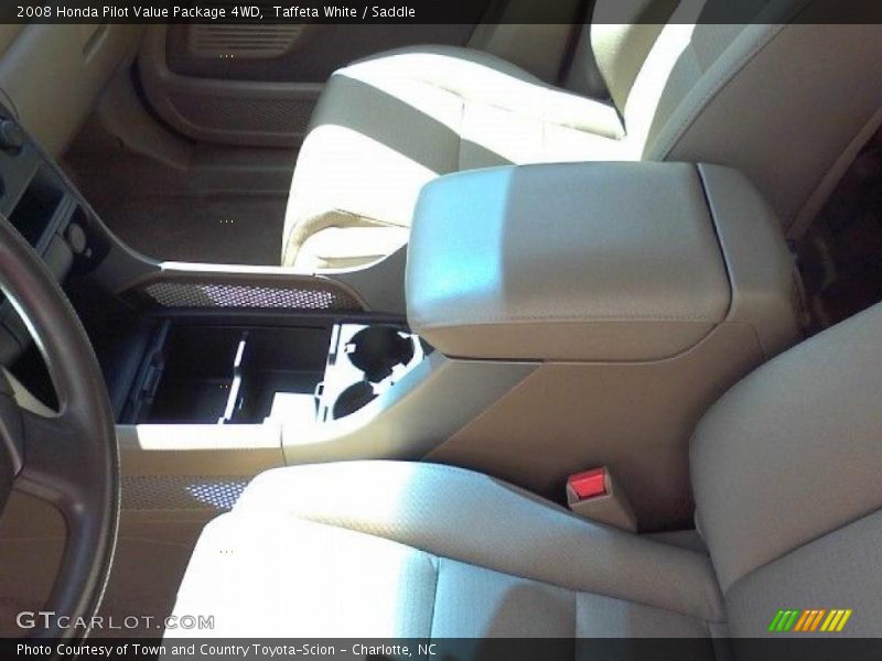 Taffeta White / Saddle 2008 Honda Pilot Value Package 4WD