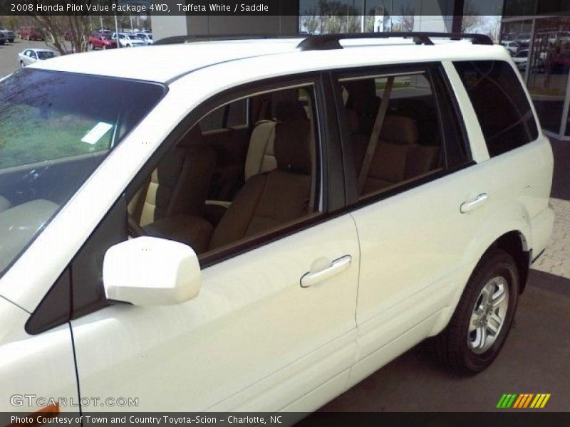 Taffeta White / Saddle 2008 Honda Pilot Value Package 4WD