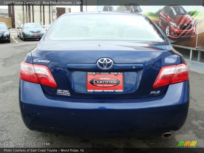 Blue Ribbon Metallic / Ash 2007 Toyota Camry XLE