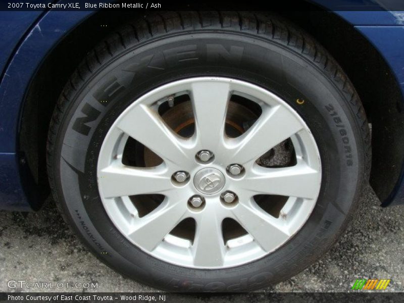 Blue Ribbon Metallic / Ash 2007 Toyota Camry XLE