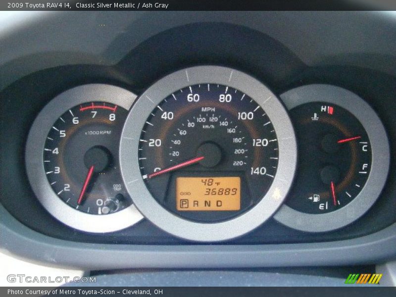 Classic Silver Metallic / Ash Gray 2009 Toyota RAV4 I4