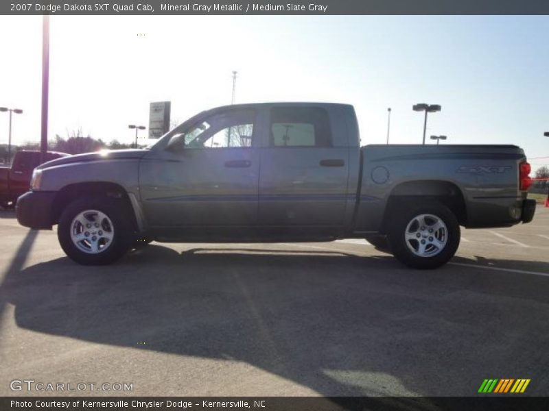Mineral Gray Metallic / Medium Slate Gray 2007 Dodge Dakota SXT Quad Cab