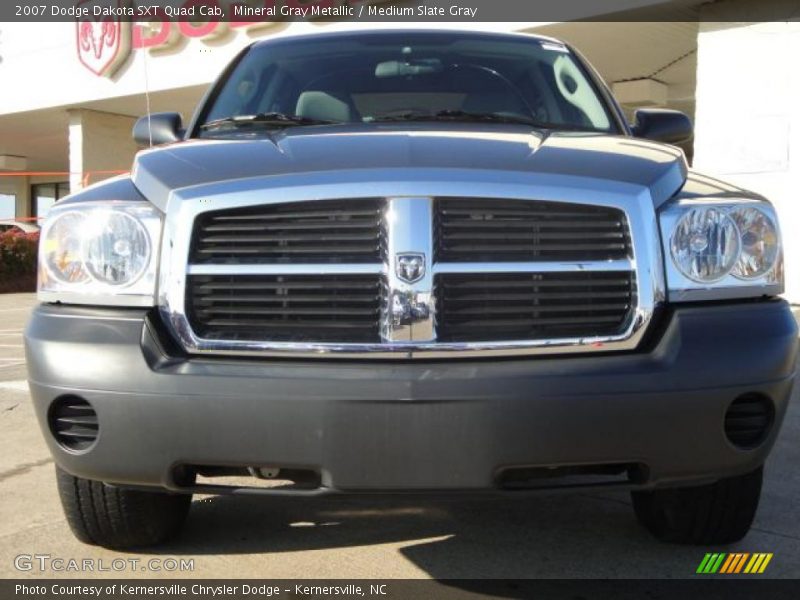 Mineral Gray Metallic / Medium Slate Gray 2007 Dodge Dakota SXT Quad Cab