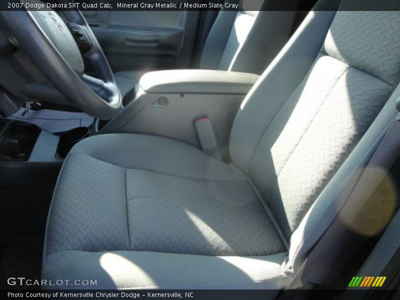 Mineral Gray Metallic / Medium Slate Gray 2007 Dodge Dakota SXT Quad Cab