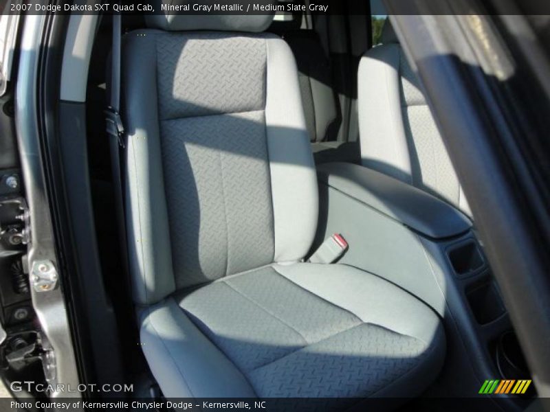 Mineral Gray Metallic / Medium Slate Gray 2007 Dodge Dakota SXT Quad Cab