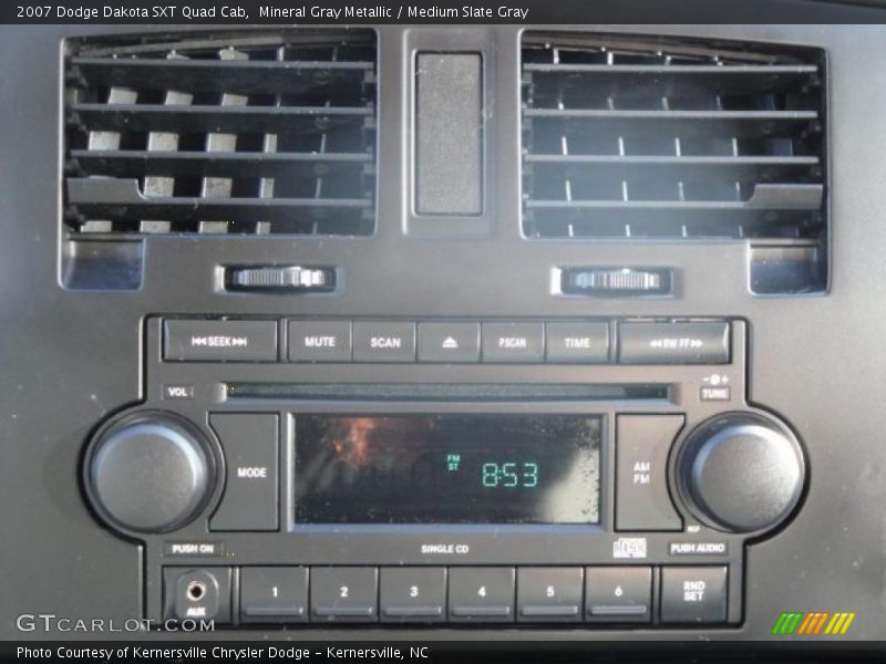 Mineral Gray Metallic / Medium Slate Gray 2007 Dodge Dakota SXT Quad Cab