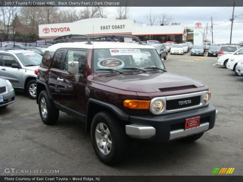 Black Cherry Pearl / Dark Charcoal 2007 Toyota FJ Cruiser 4WD