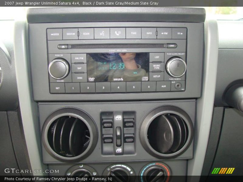 Black / Dark Slate Gray/Medium Slate Gray 2007 Jeep Wrangler Unlimited Sahara 4x4