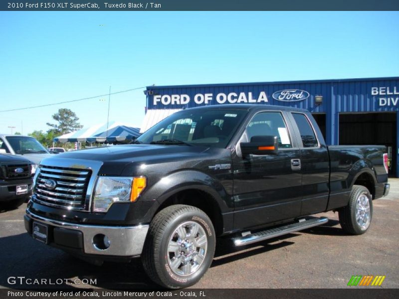 Tuxedo Black / Tan 2010 Ford F150 XLT SuperCab