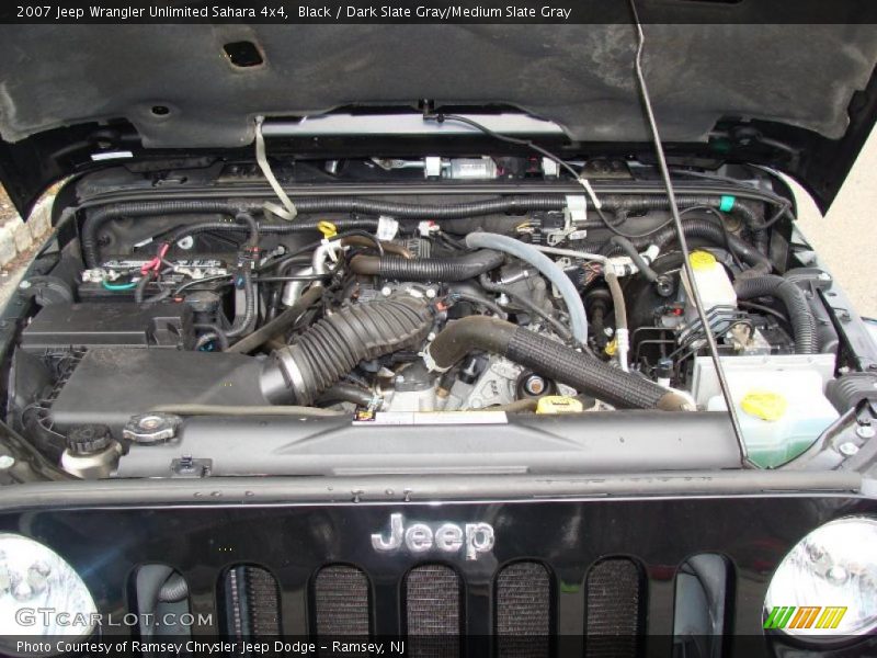 Black / Dark Slate Gray/Medium Slate Gray 2007 Jeep Wrangler Unlimited Sahara 4x4