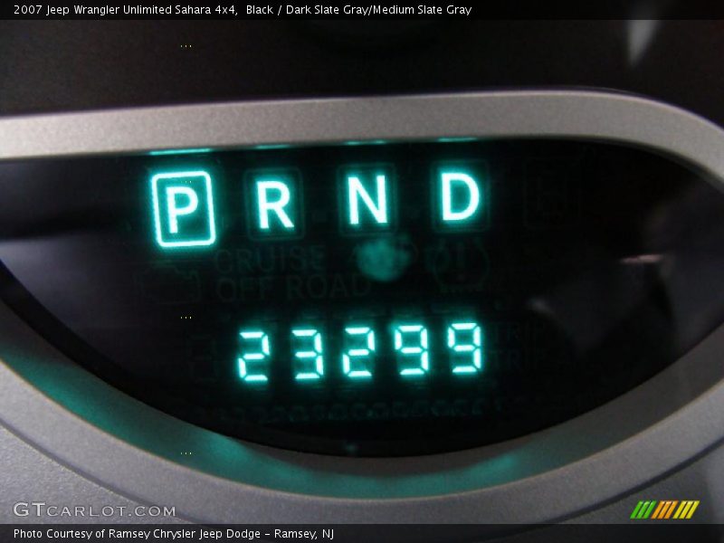 Black / Dark Slate Gray/Medium Slate Gray 2007 Jeep Wrangler Unlimited Sahara 4x4