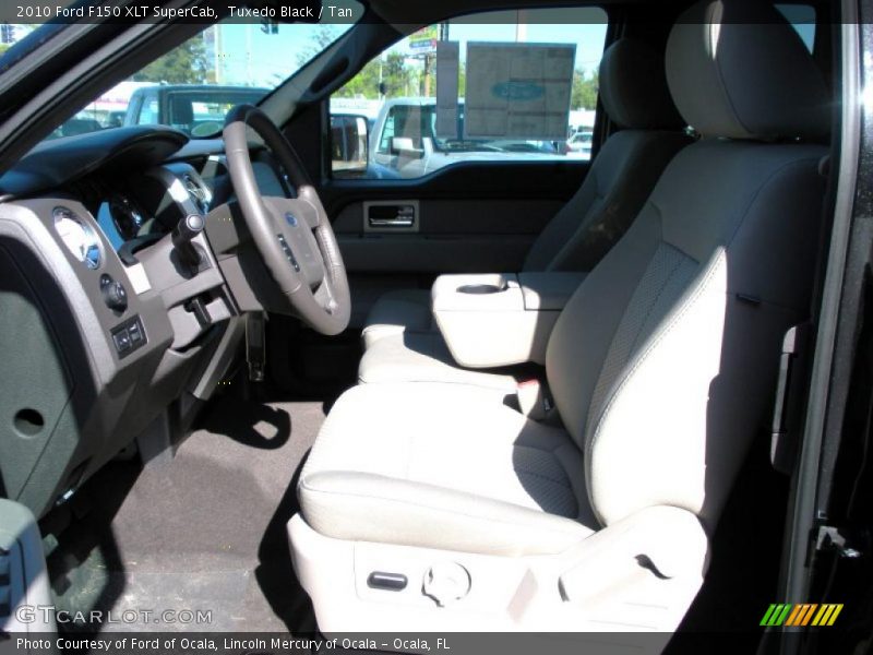 Tuxedo Black / Tan 2010 Ford F150 XLT SuperCab