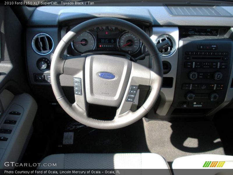 Tuxedo Black / Tan 2010 Ford F150 XLT SuperCab