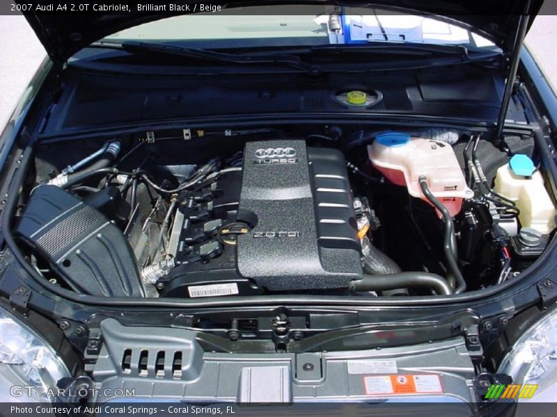 Brilliant Black / Beige 2007 Audi A4 2.0T Cabriolet