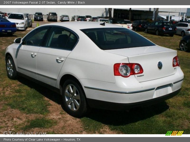 Candy White / Black 2007 Volkswagen Passat 2.0T Sedan