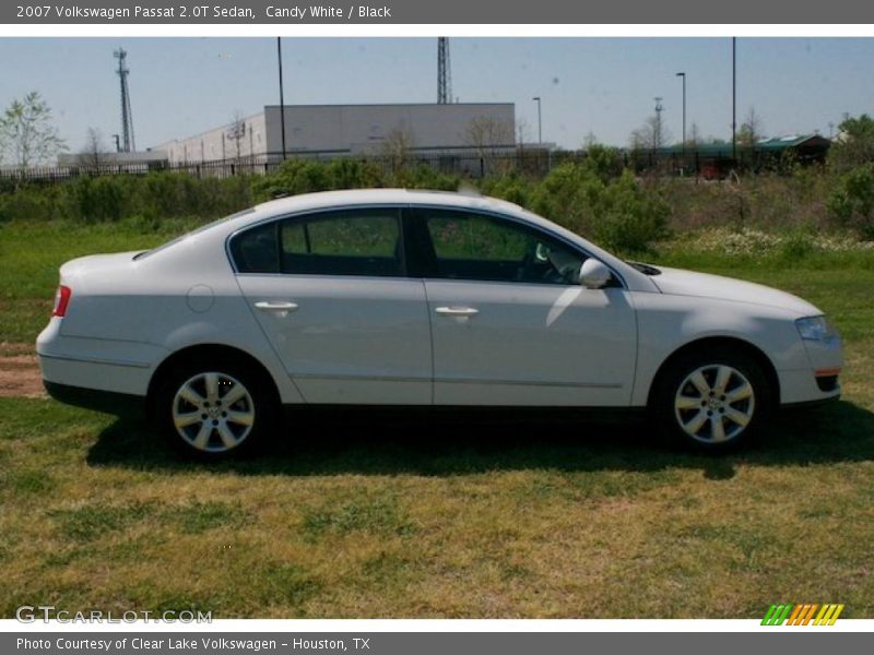 Candy White / Black 2007 Volkswagen Passat 2.0T Sedan