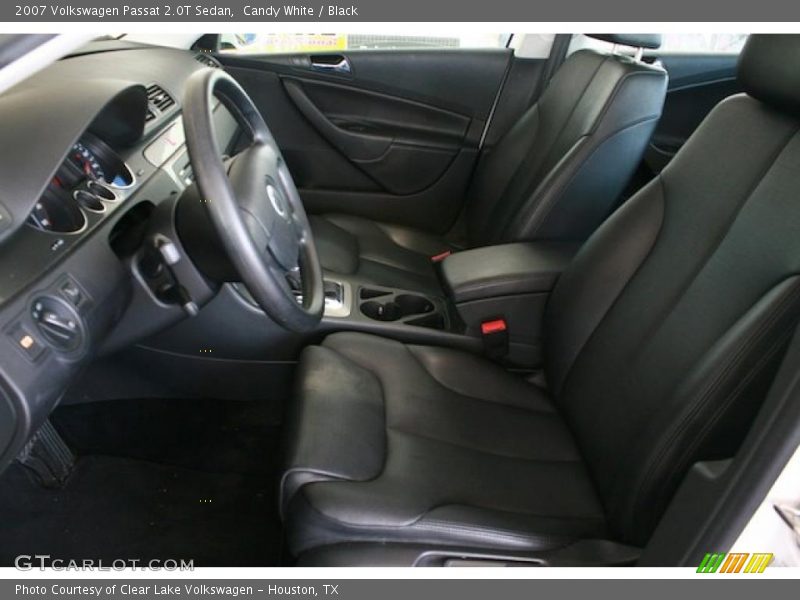 Candy White / Black 2007 Volkswagen Passat 2.0T Sedan