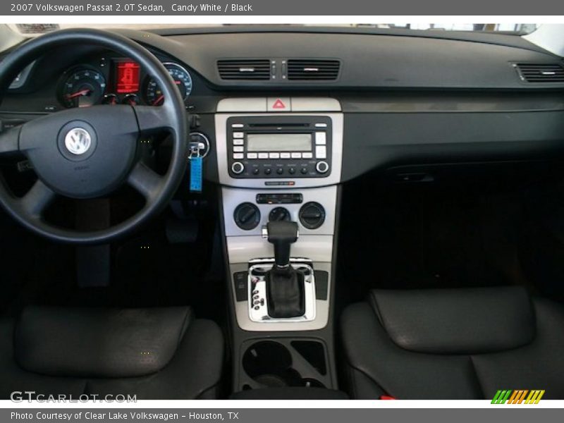 Candy White / Black 2007 Volkswagen Passat 2.0T Sedan