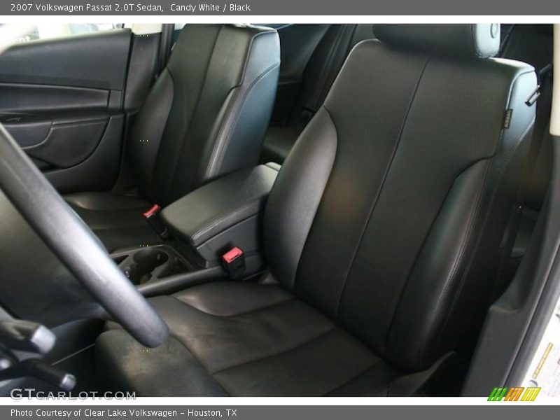 Candy White / Black 2007 Volkswagen Passat 2.0T Sedan