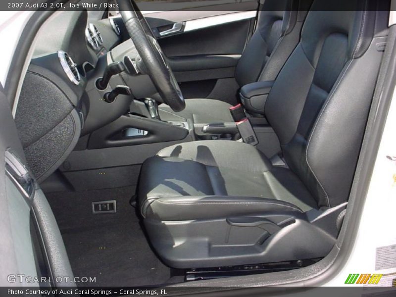 Ibis White / Black 2007 Audi A3 2.0T