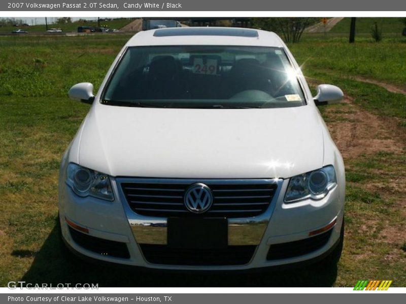 Candy White / Black 2007 Volkswagen Passat 2.0T Sedan