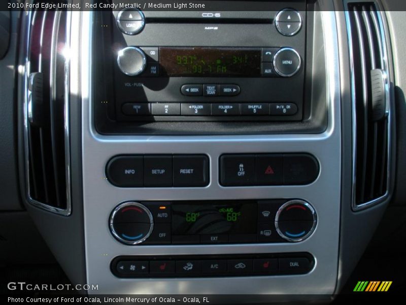 Red Candy Metallic / Medium Light Stone 2010 Ford Edge Limited