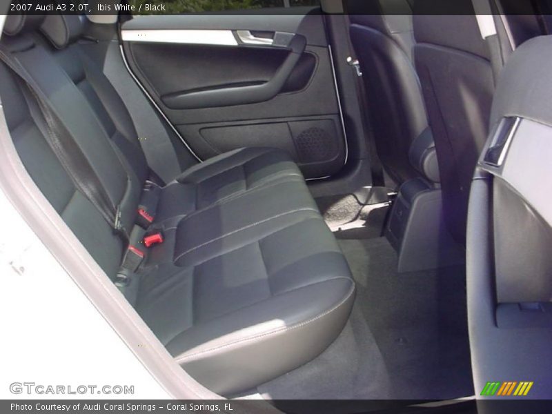 Ibis White / Black 2007 Audi A3 2.0T