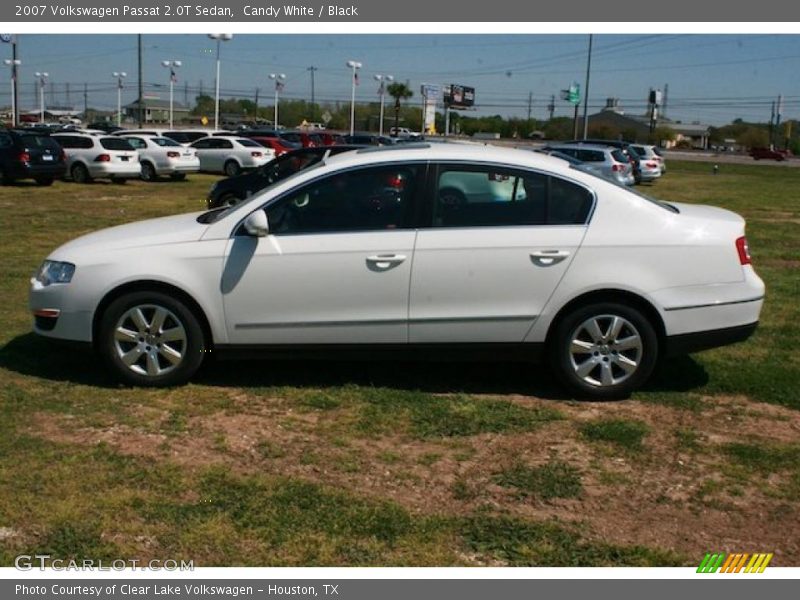 Candy White / Black 2007 Volkswagen Passat 2.0T Sedan