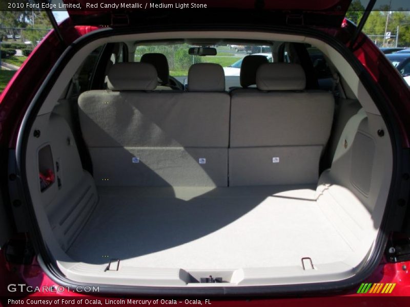 Red Candy Metallic / Medium Light Stone 2010 Ford Edge Limited