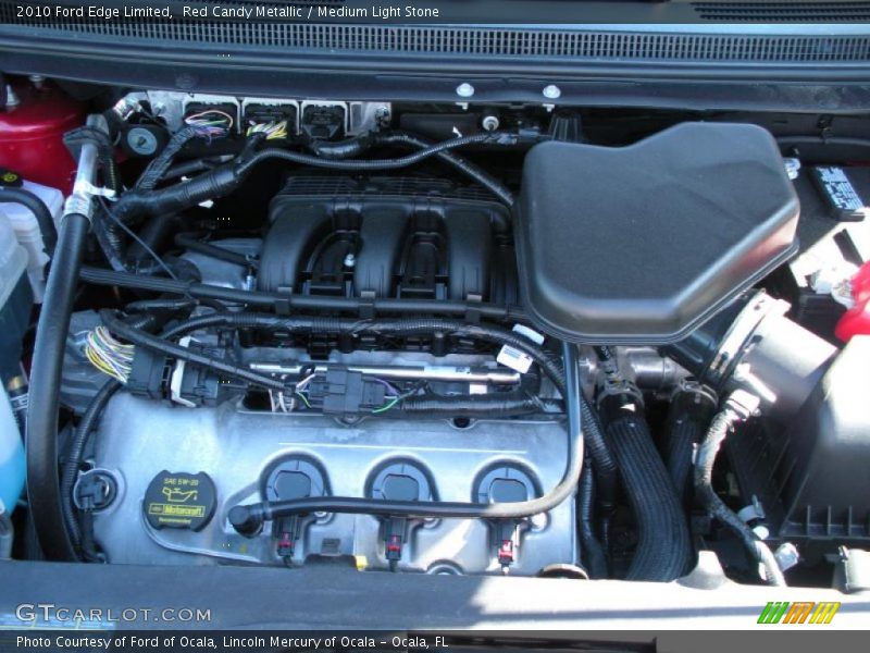Red Candy Metallic / Medium Light Stone 2010 Ford Edge Limited