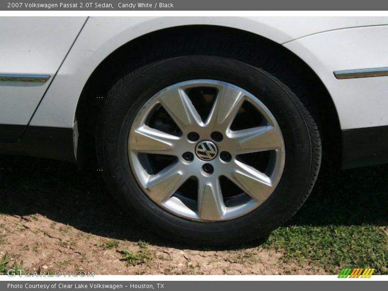 Candy White / Black 2007 Volkswagen Passat 2.0T Sedan