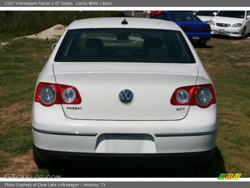 Candy White / Black 2007 Volkswagen Passat 2.0T Sedan