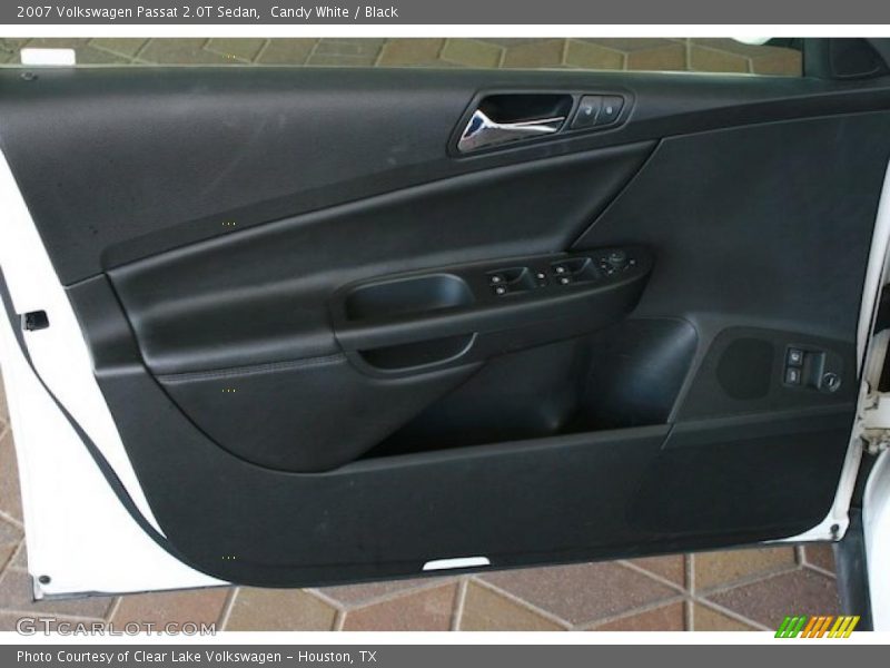 Candy White / Black 2007 Volkswagen Passat 2.0T Sedan