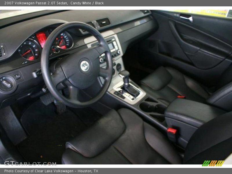 Candy White / Black 2007 Volkswagen Passat 2.0T Sedan